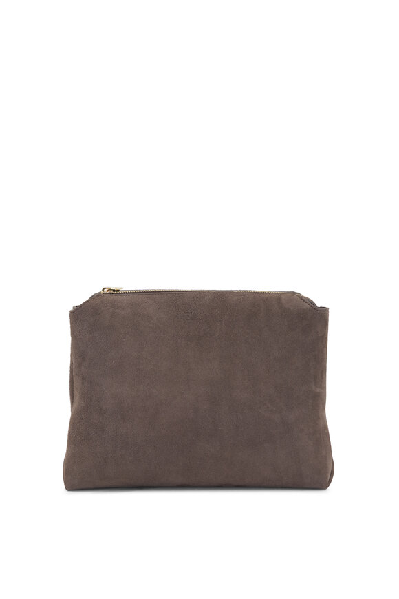 Khaite - Medium Lina Cedar Suede Crossbody