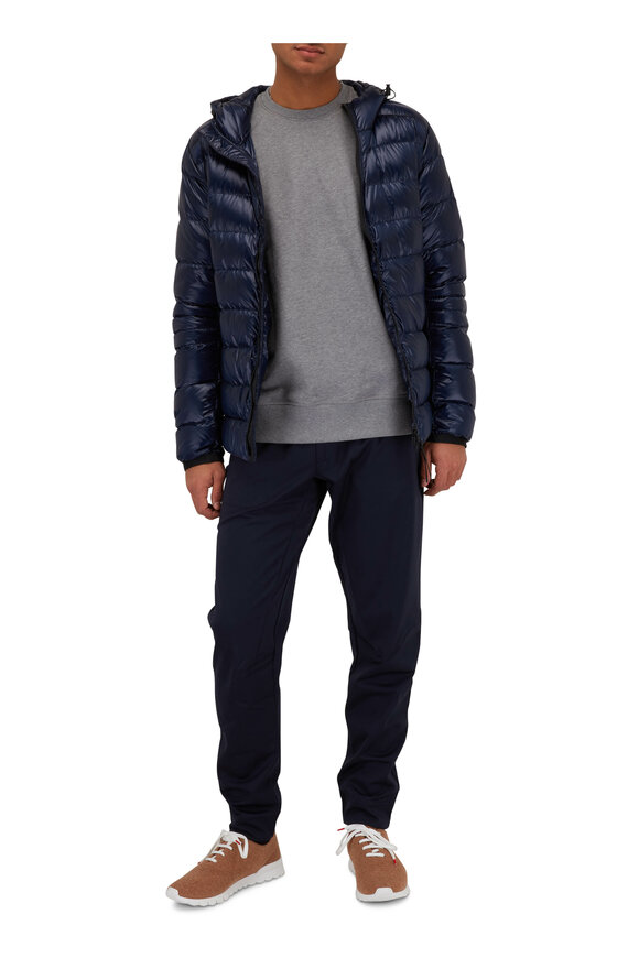 Canada Goose - Crofton Atlantic Blue Hooded Down Coat