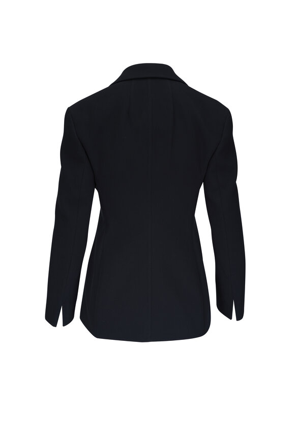 Akris - Walker Black Cotton Blazer 