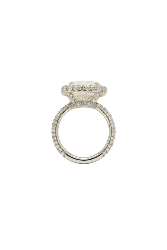 Precious - Excellent 5CT Cushion Cut Diamond Ring