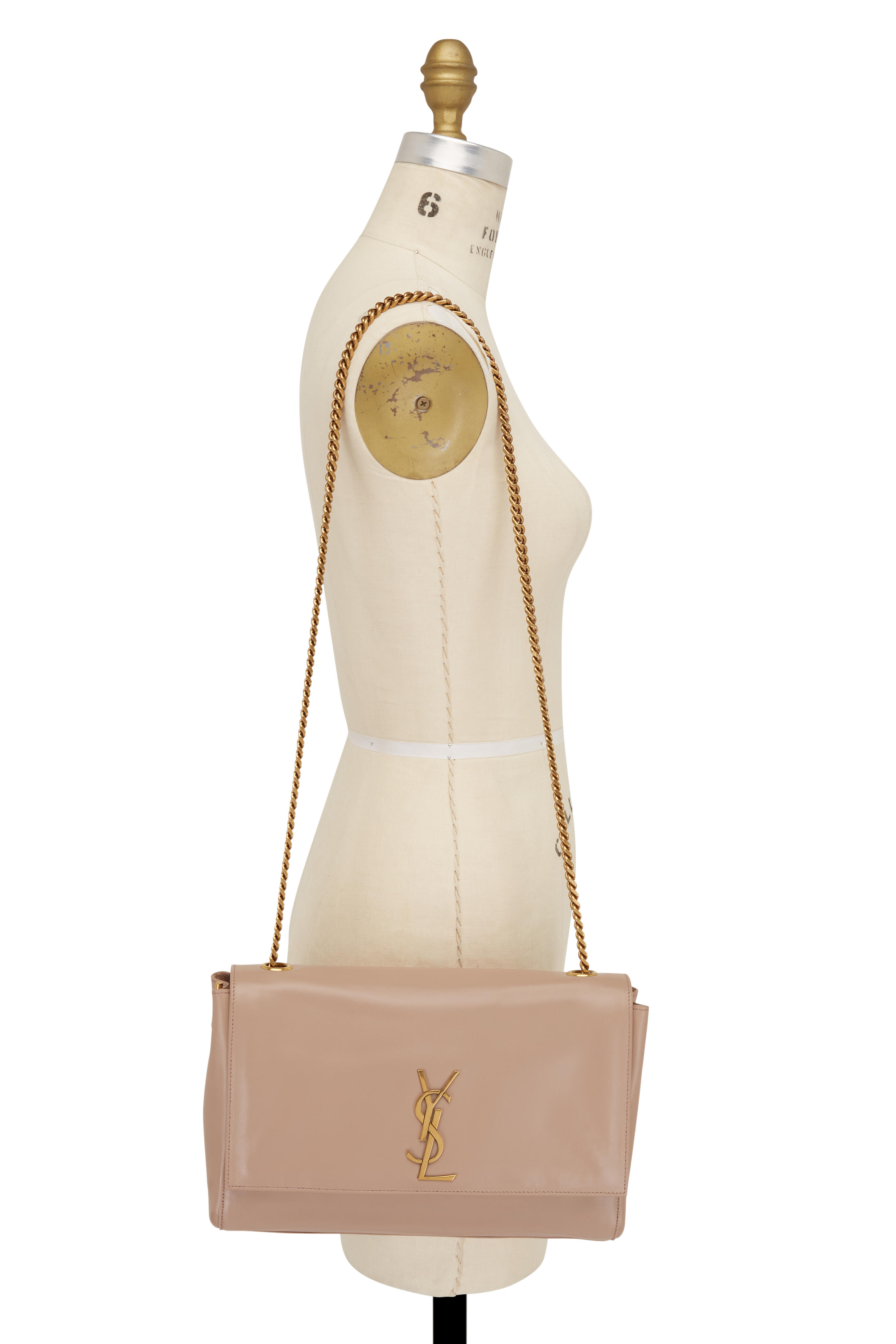 Saint Laurent - Kate Tassel Handbag Nude