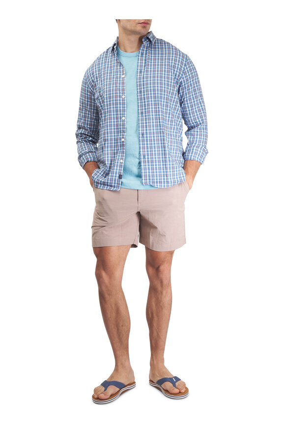 Faherty Brand All Day™ 7" Khaki Belt Loop Shorts - view 5