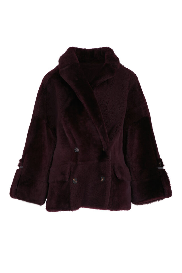 ジャケット BRUNELLO CUCINELLI Double-breasted wool and cashmere short c Brunello Cucinelli - Light Gray Short Double-Breasted Jacket