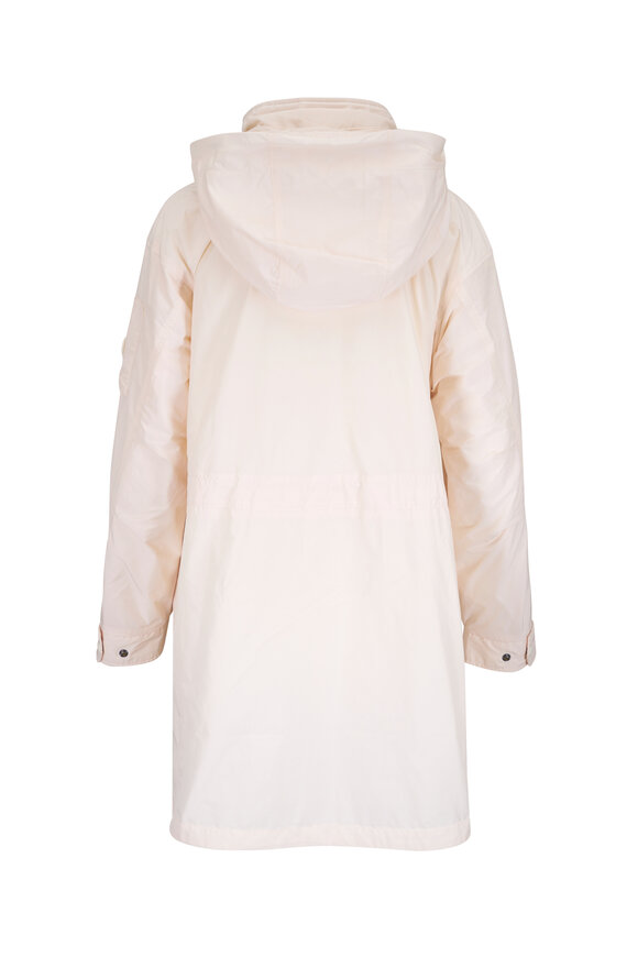 Bogner Zofia Eggshell Technical Long Rain Coat - view 3