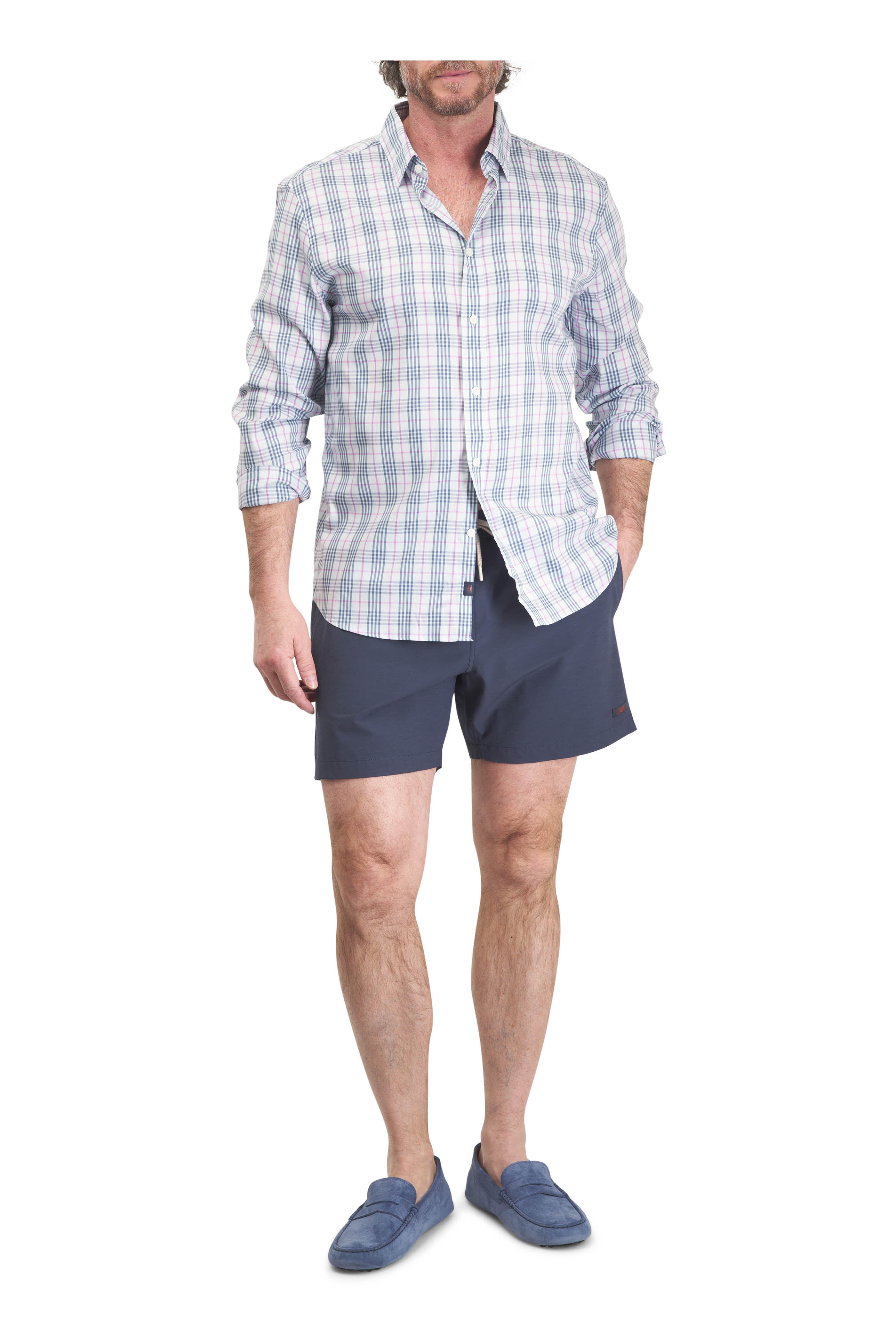 Faherty Brand - Movement™ Blue Orchid Plaid Sport Shirt