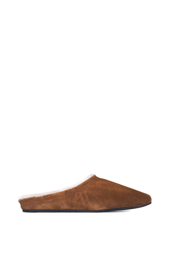 Veronica Beard Narcisa Chestnut Suede Mule - view 3