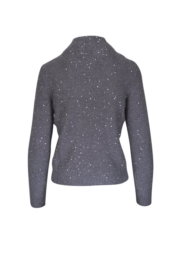 Kinross - Pewter Sequin Sweater