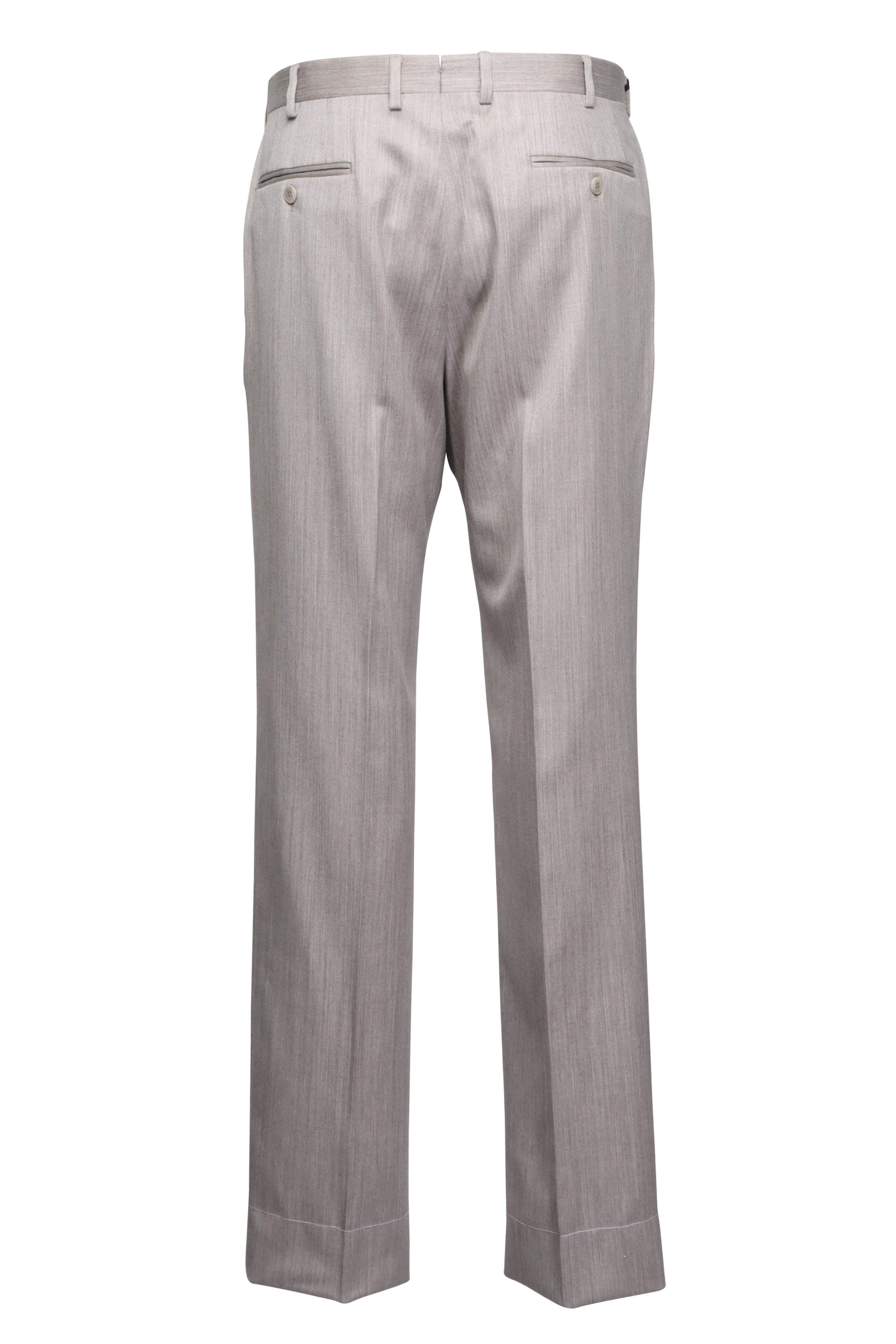 Brioni - Light Beige Wool Dress Pant