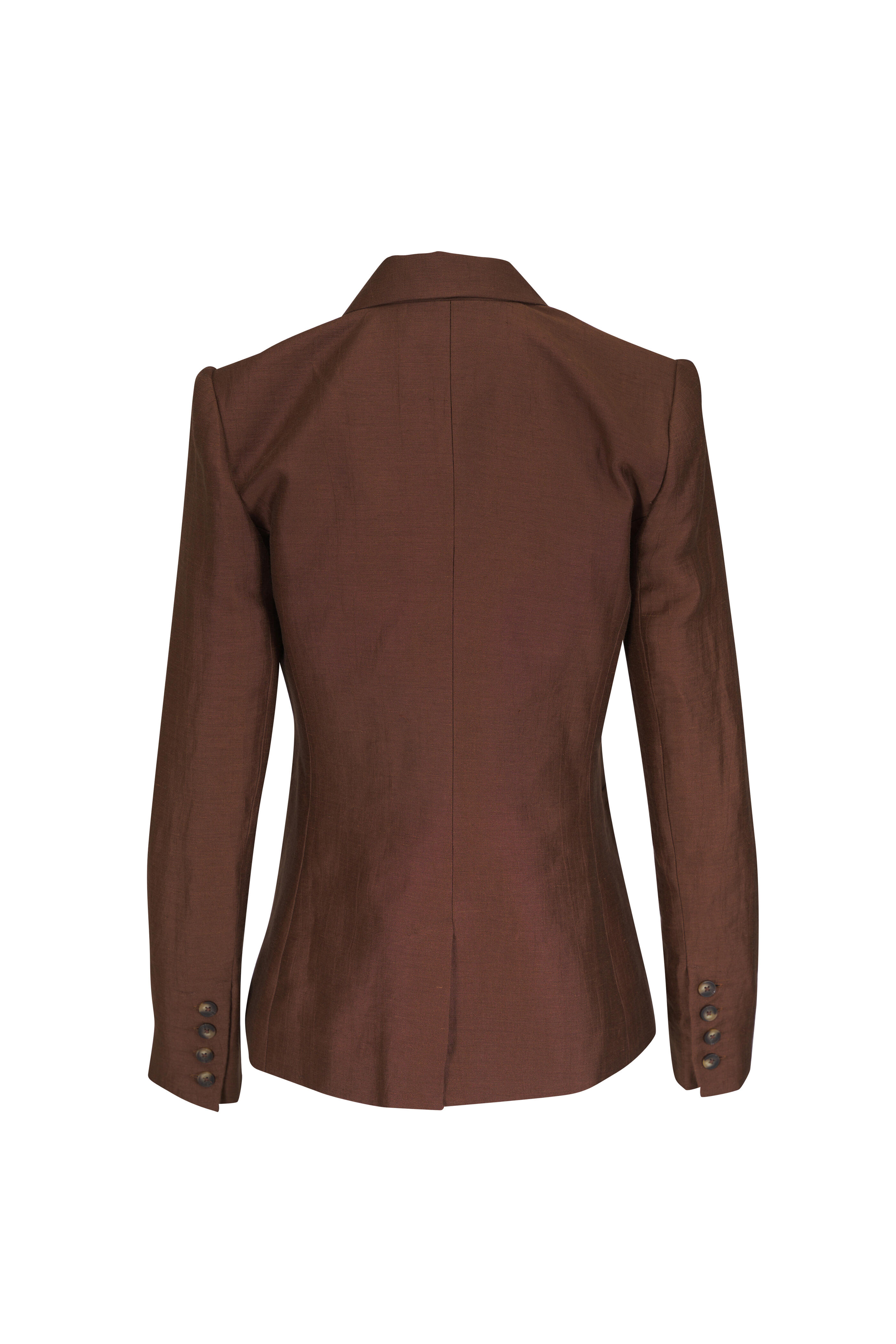 L'Agence - Colin Sequoia Brown Double Breasted Jacket
