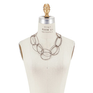 ネックレス・ペンダント BRUNELLO CUCINELLI Tie necklace Monili tie necklace for Woman in Black | Brunello Cucinelli