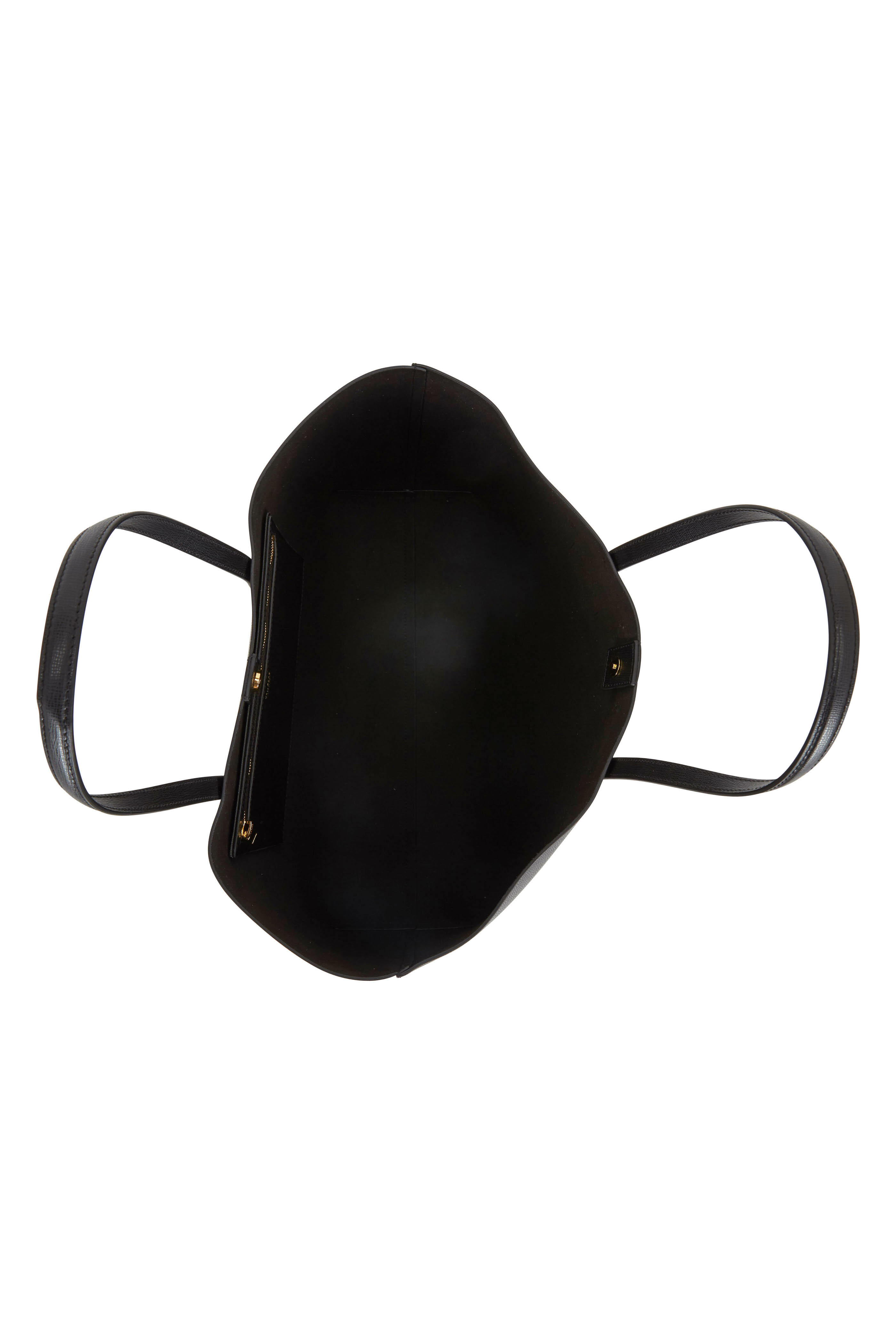 Tom Ford - Black Saffiano Leather Medium T Tote