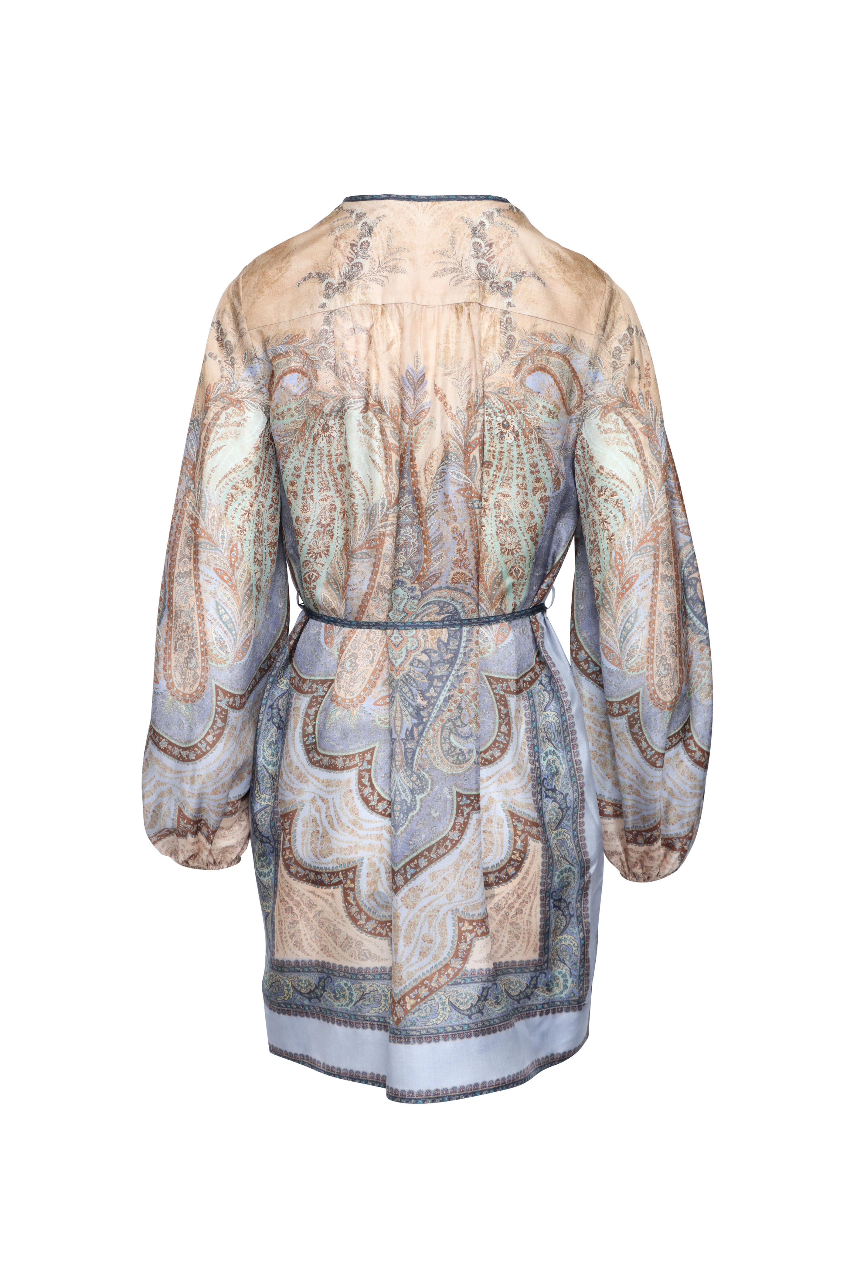 Zimmermann - Wanderlust Tapestry Blue Tunic