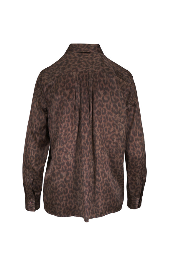 Antonelli Boldini Brown Printed Blouse - view 2