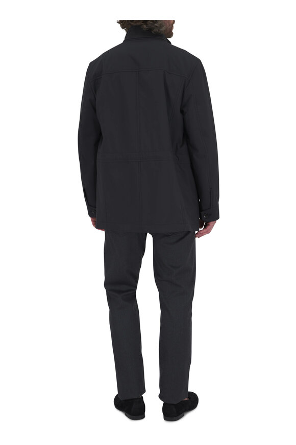 Brioni - Anthracite Wool & Cotton Five Pocket Pant