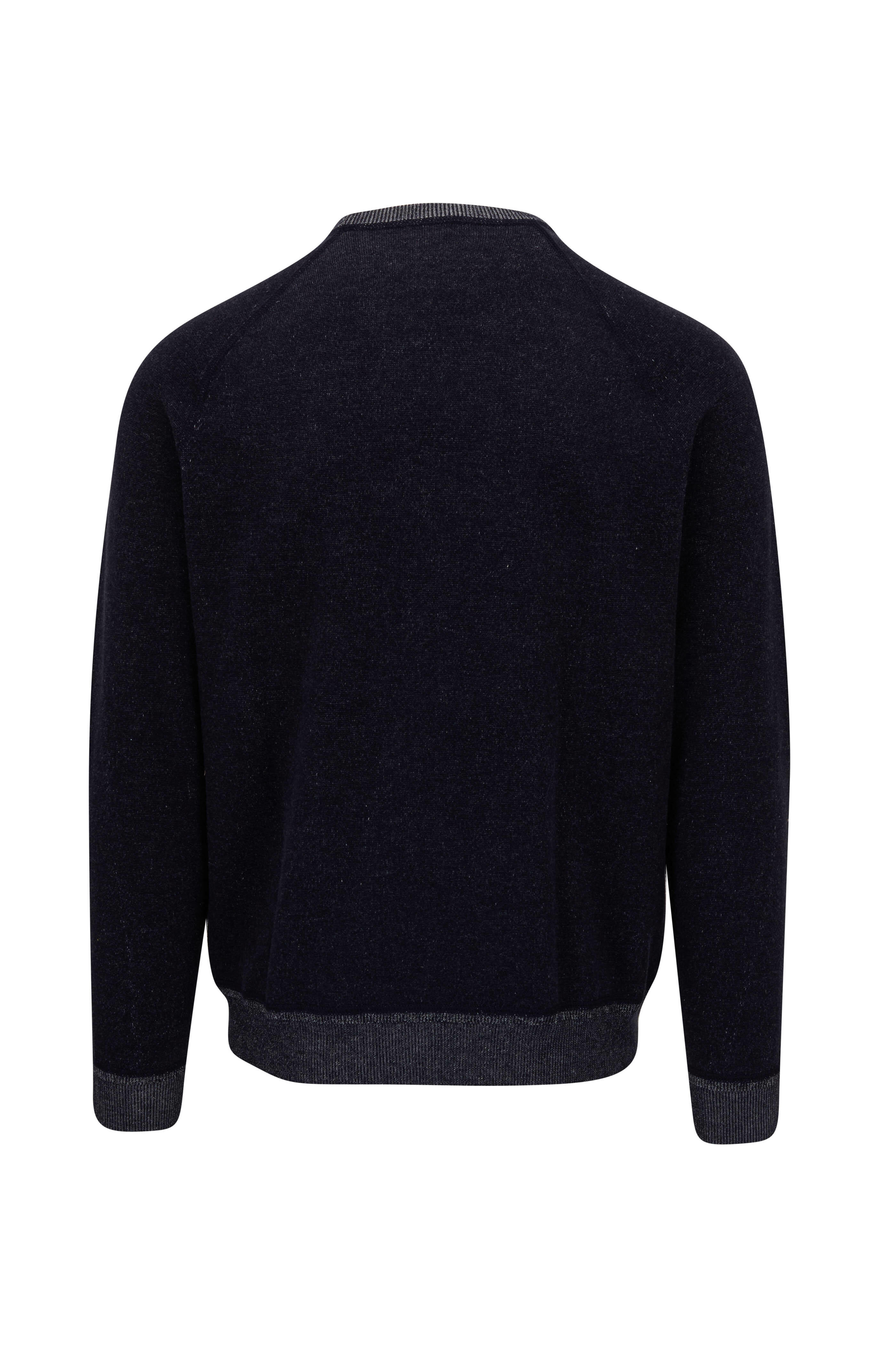 Peter Millar - Hartford Navy Crewneck Sweater | Mitchell Stores