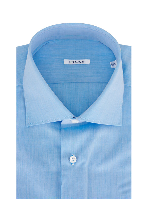 Fray Riva Solid Blue Sport Shirt