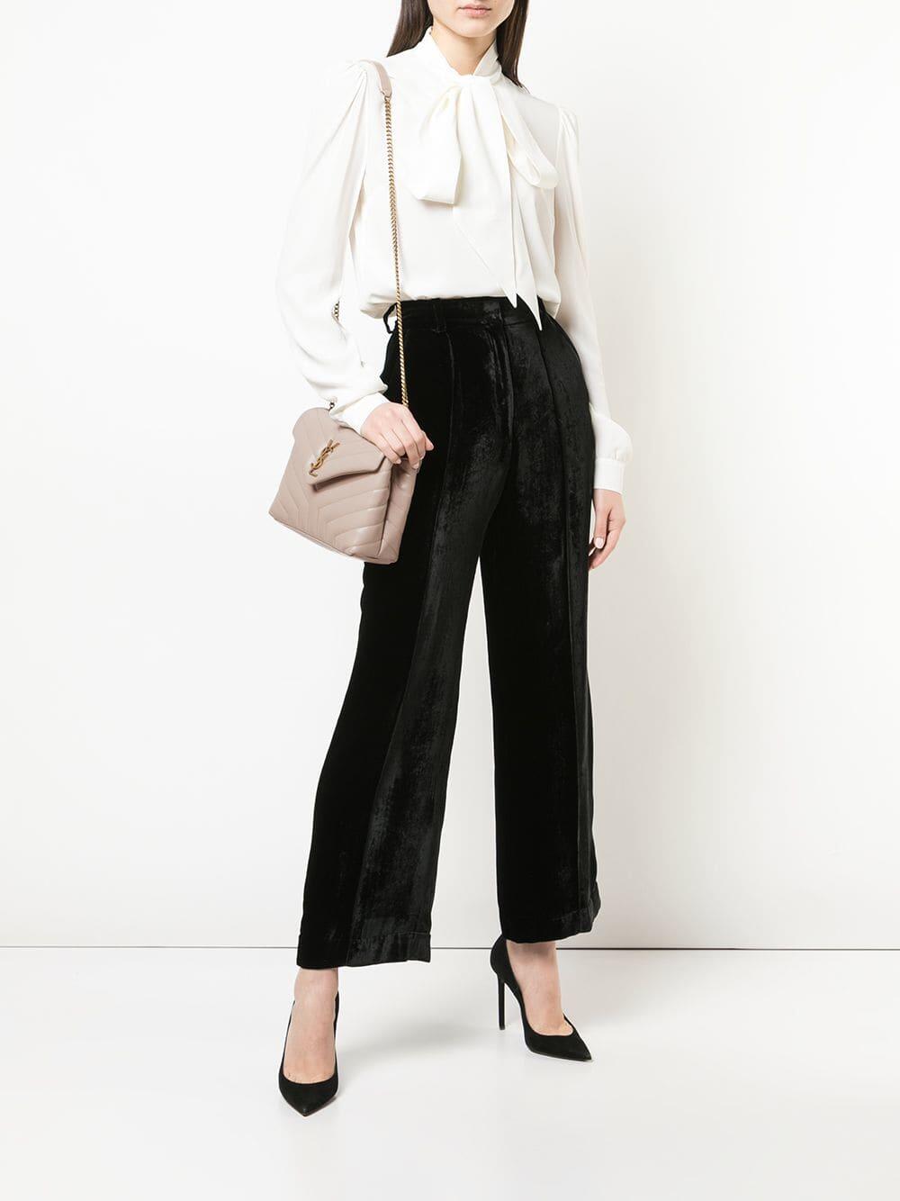 Saint Laurent - Loulou Natural Quilted Leather Convertible Bag