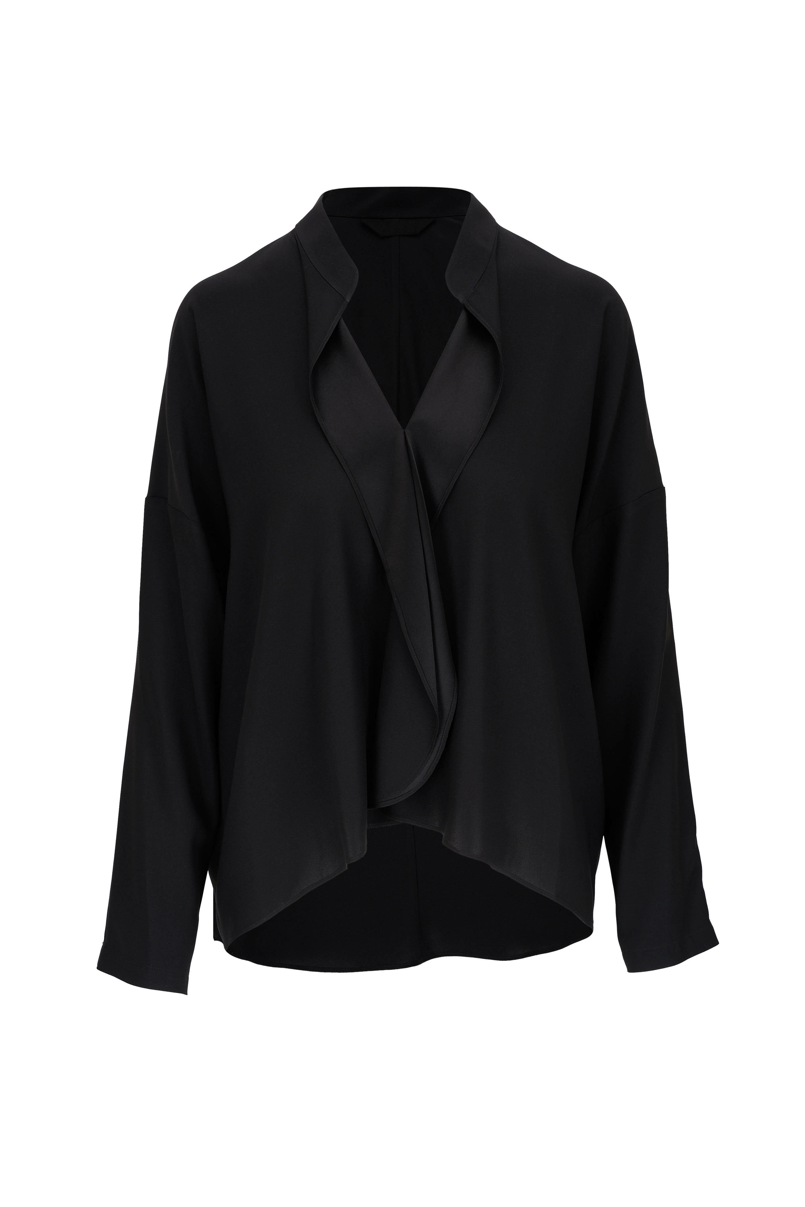 【ZERO+MARIA CORNEJO】美品　半袖シャツ　ブラウス　シルク　黒 All Tops | Zero + Maria Cornejo
