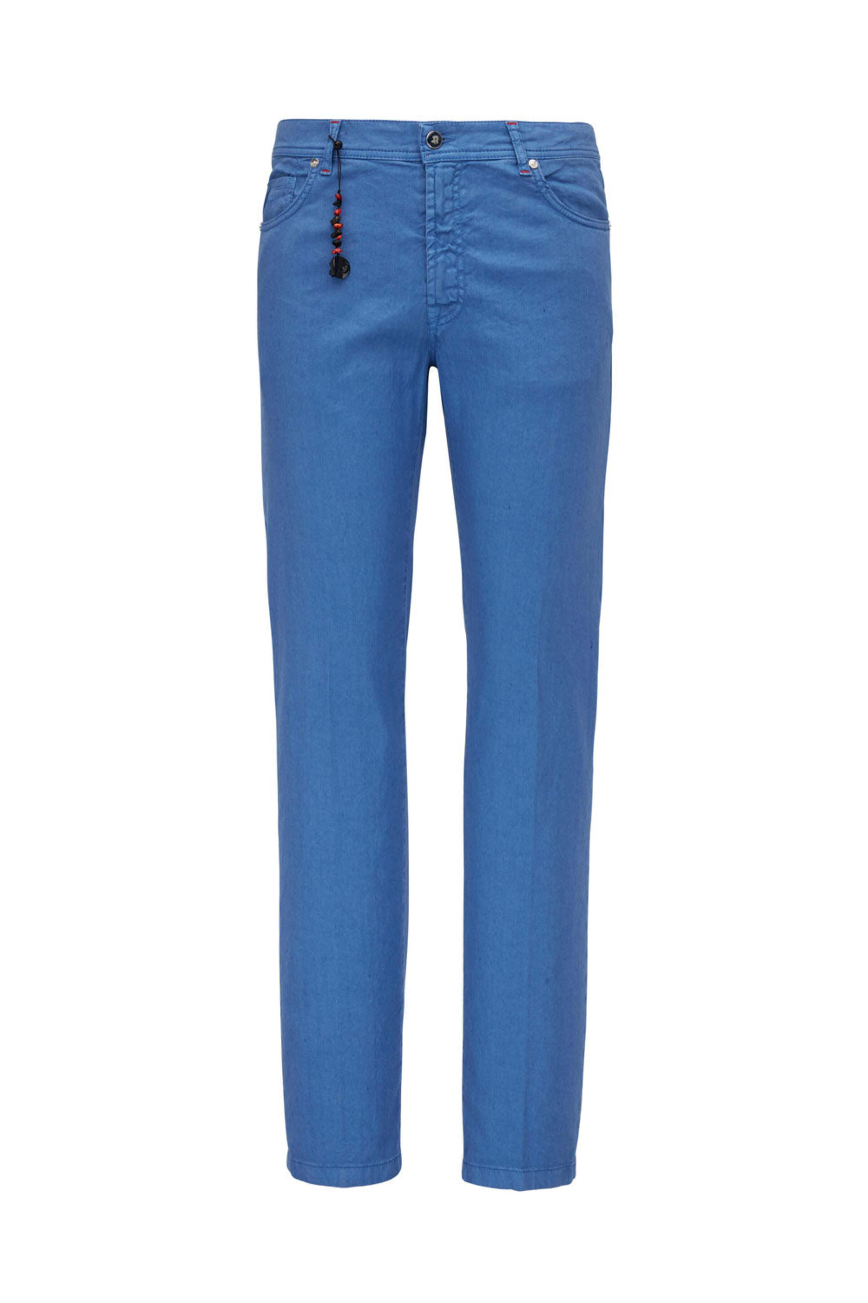 Marco Pescarolo - Mid Blue Five Pocket Pant