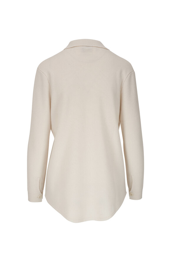 Kinross - Doubleknit Pearl Cashmere Shacket