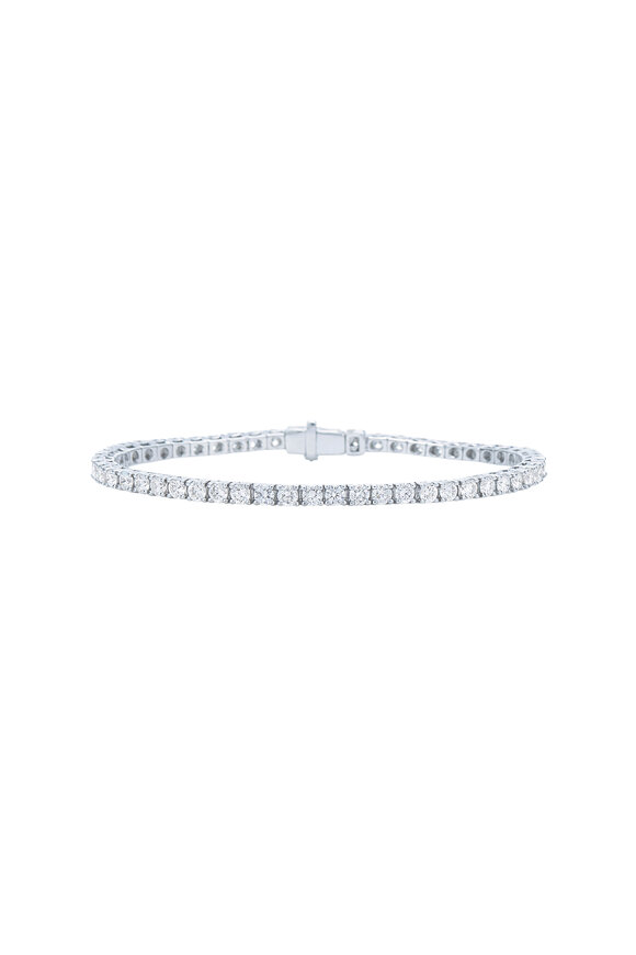 Kwiat - 18K White Gold Stackable Diamond Bracelet