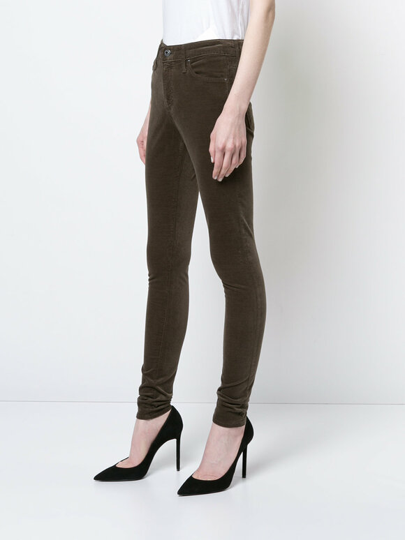 AG - Farrah Velvet High-Rise Skinny Pant 