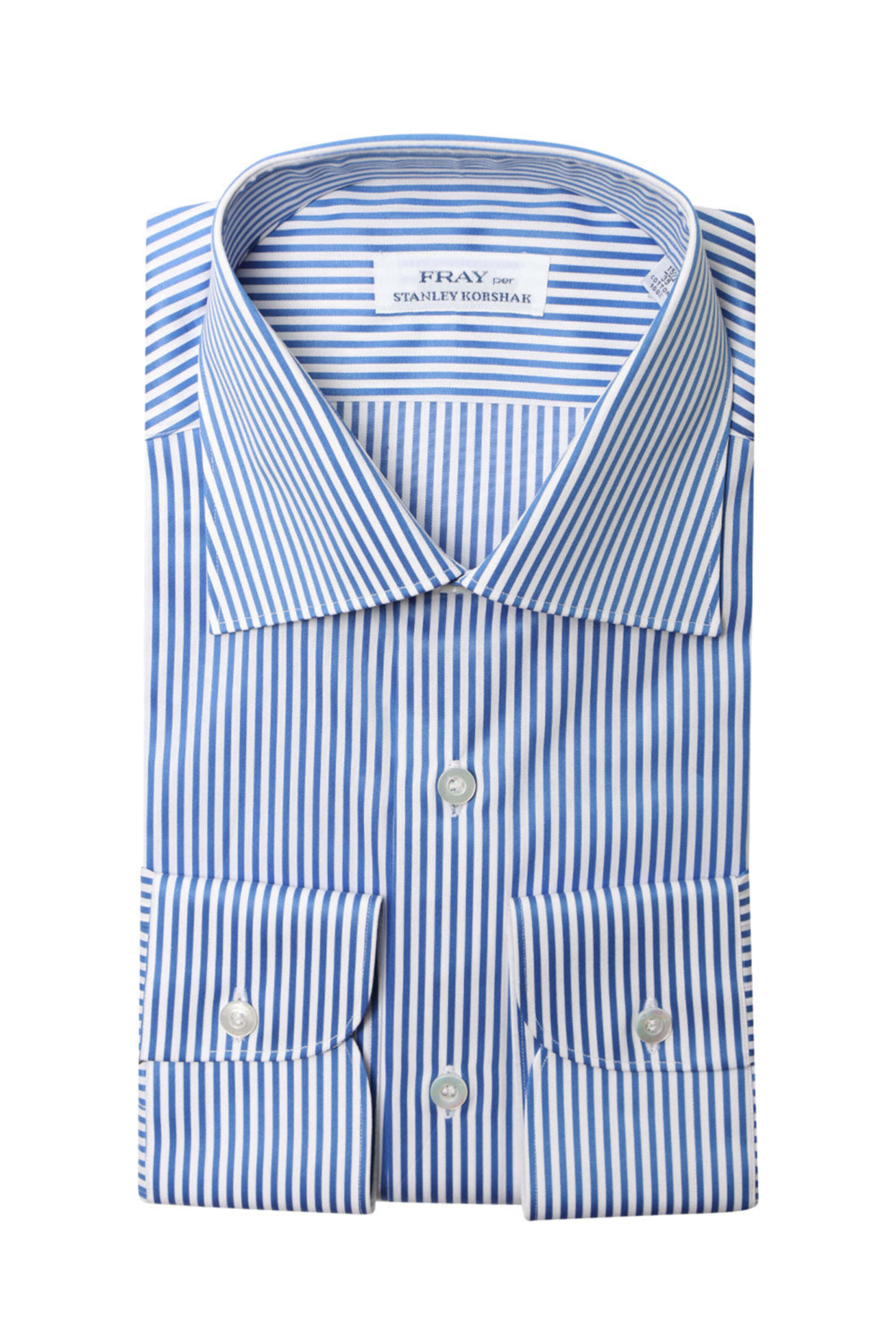 marine dress blues shirt Navy Polka Dot Fitted Shirt main image 0