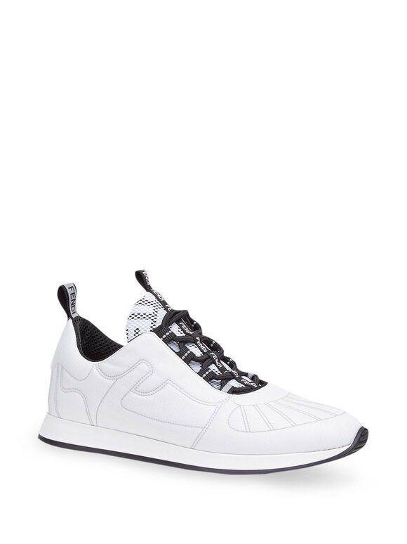 Fendi - FFreedom White Leather Quilted Sneaker