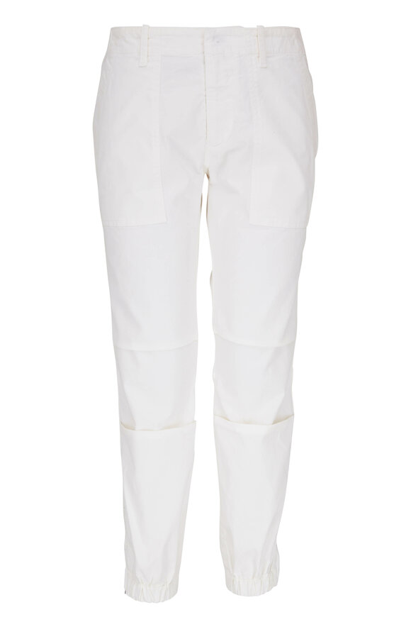 Nili Lotan - White Cropped Military Pant