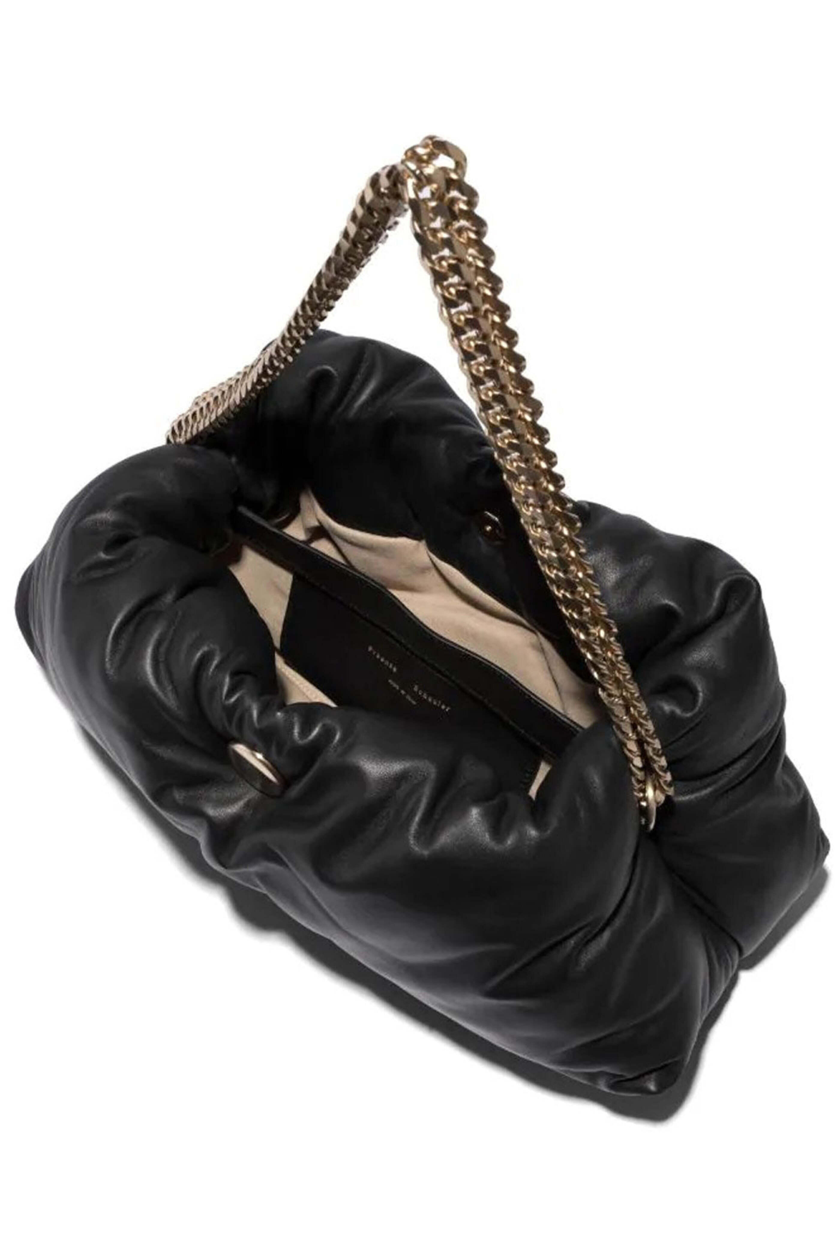 Proenza Schouler - Black Puffy Chain Tobo Bag