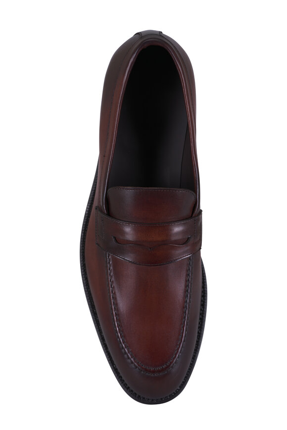 G Brown Bristol Brown Leather Penny Loafer - view 4