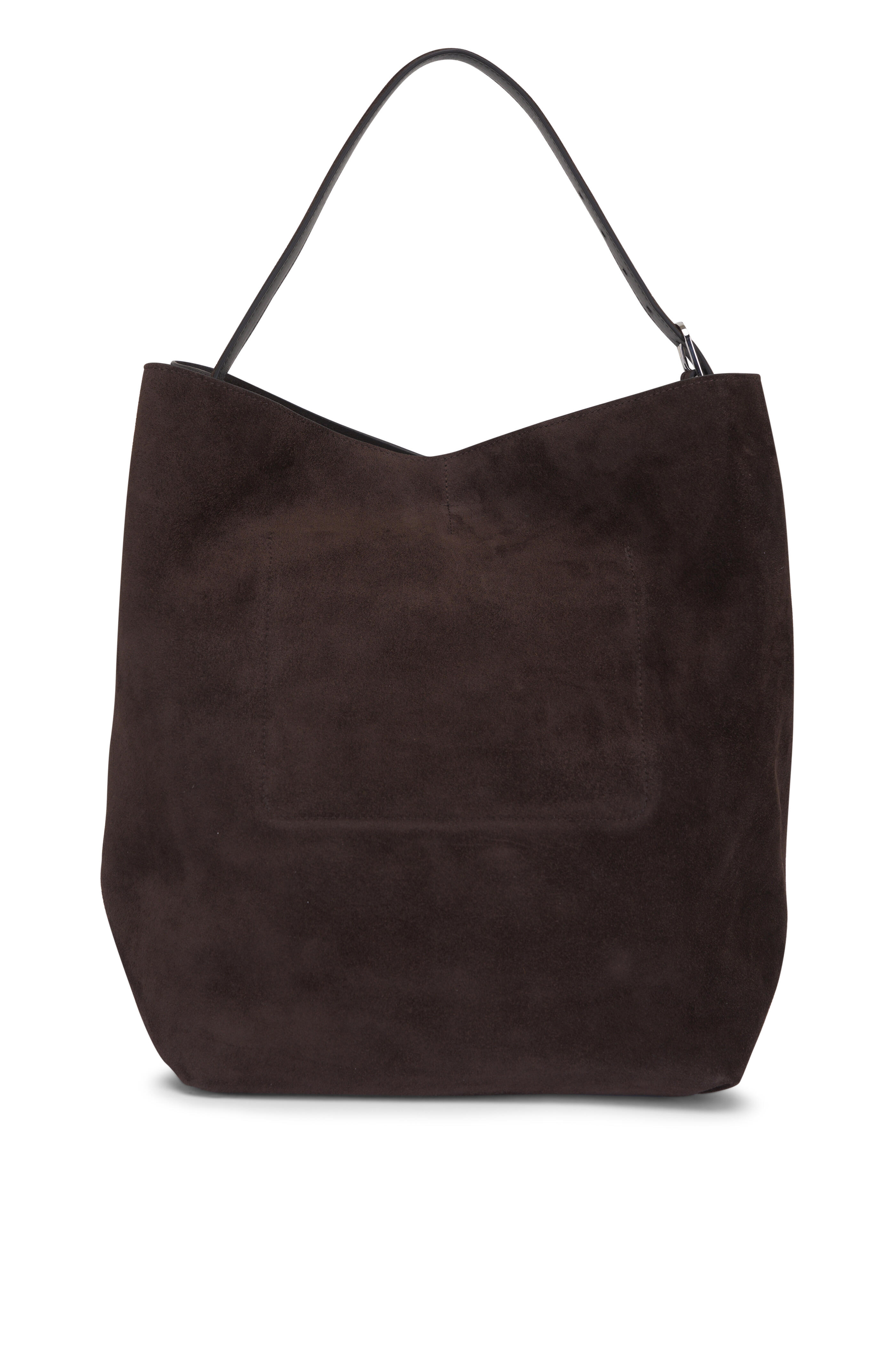Totême - Brown Suede Belted Tote