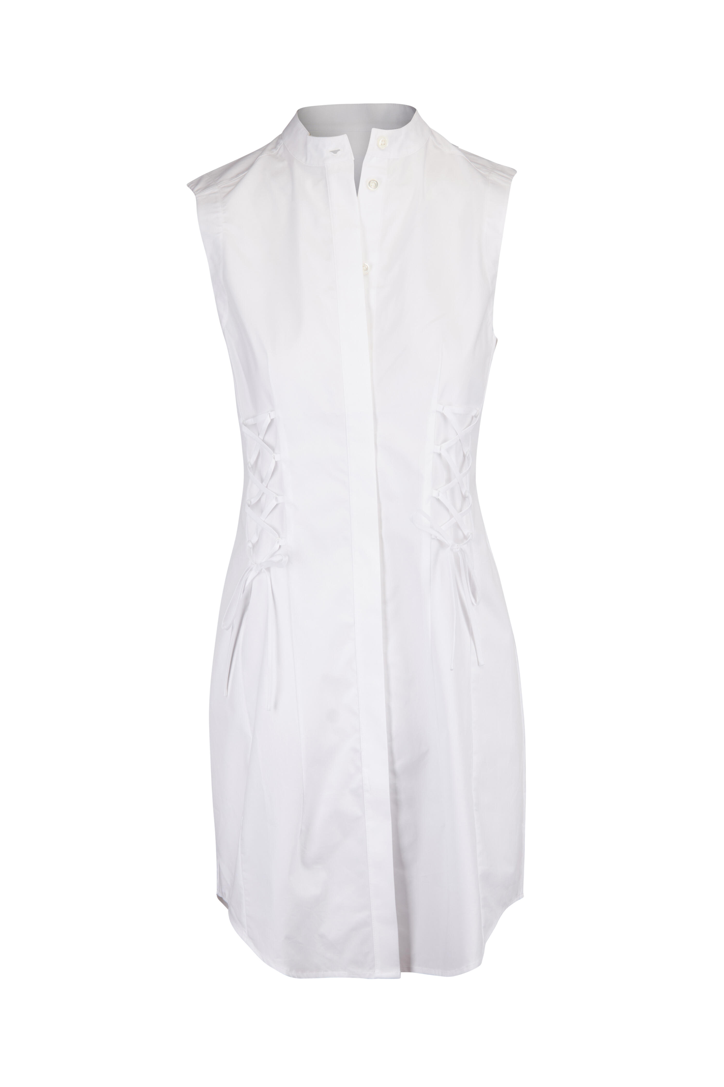 Hevron - Thea Cloud Cotton Tie Mini Dress - view 1