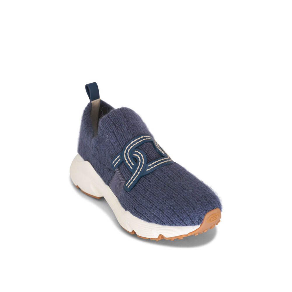 Tod's - Kate Gray Slip-On Fabric Sneaker | Mitchell Stores