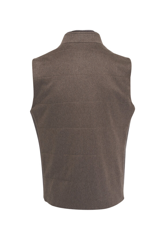 Maurizio Baldassari - Medium Brown Cashmere Vest 