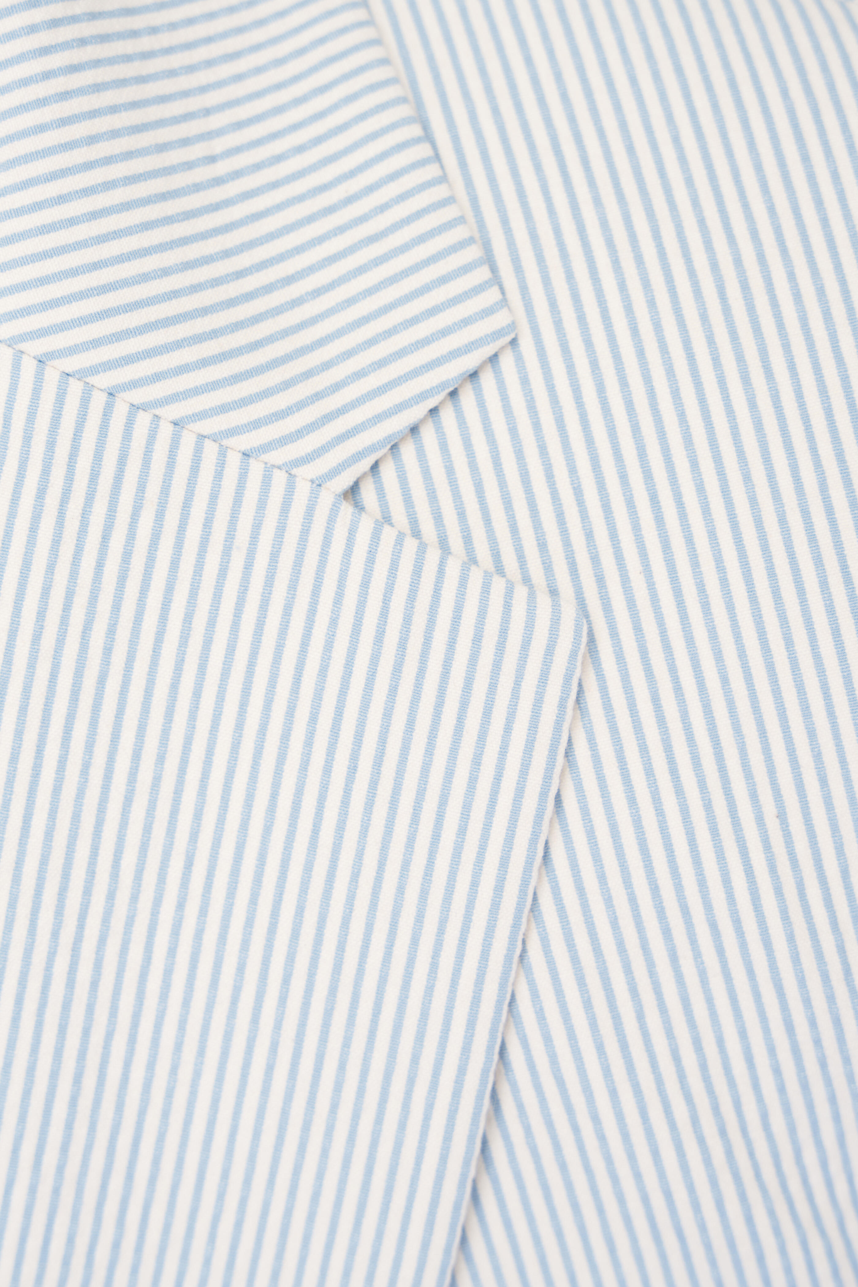 Orlebar Brown - Garret Blue & White Striped Seersucker Sportcoat