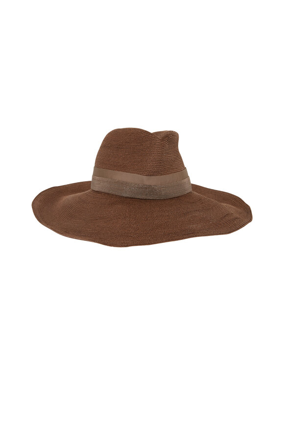 Brunello Cucinelli - Brown Wide Rim Hat