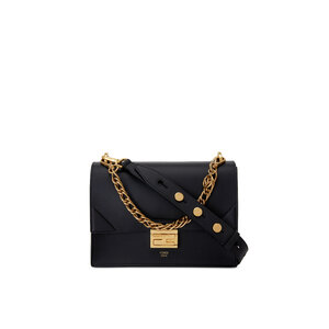 FENDI KAN I Chain Shoulder Bag / Black