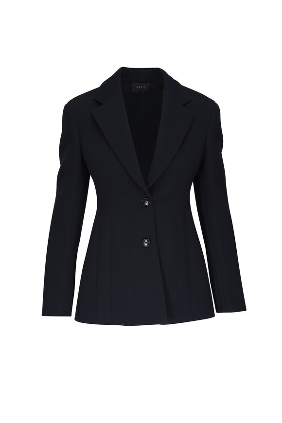 Akris Walker Black Cotton Blazer 