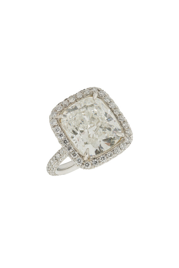 Precious - Excellent 5CT Cushion Cut Diamond Ring