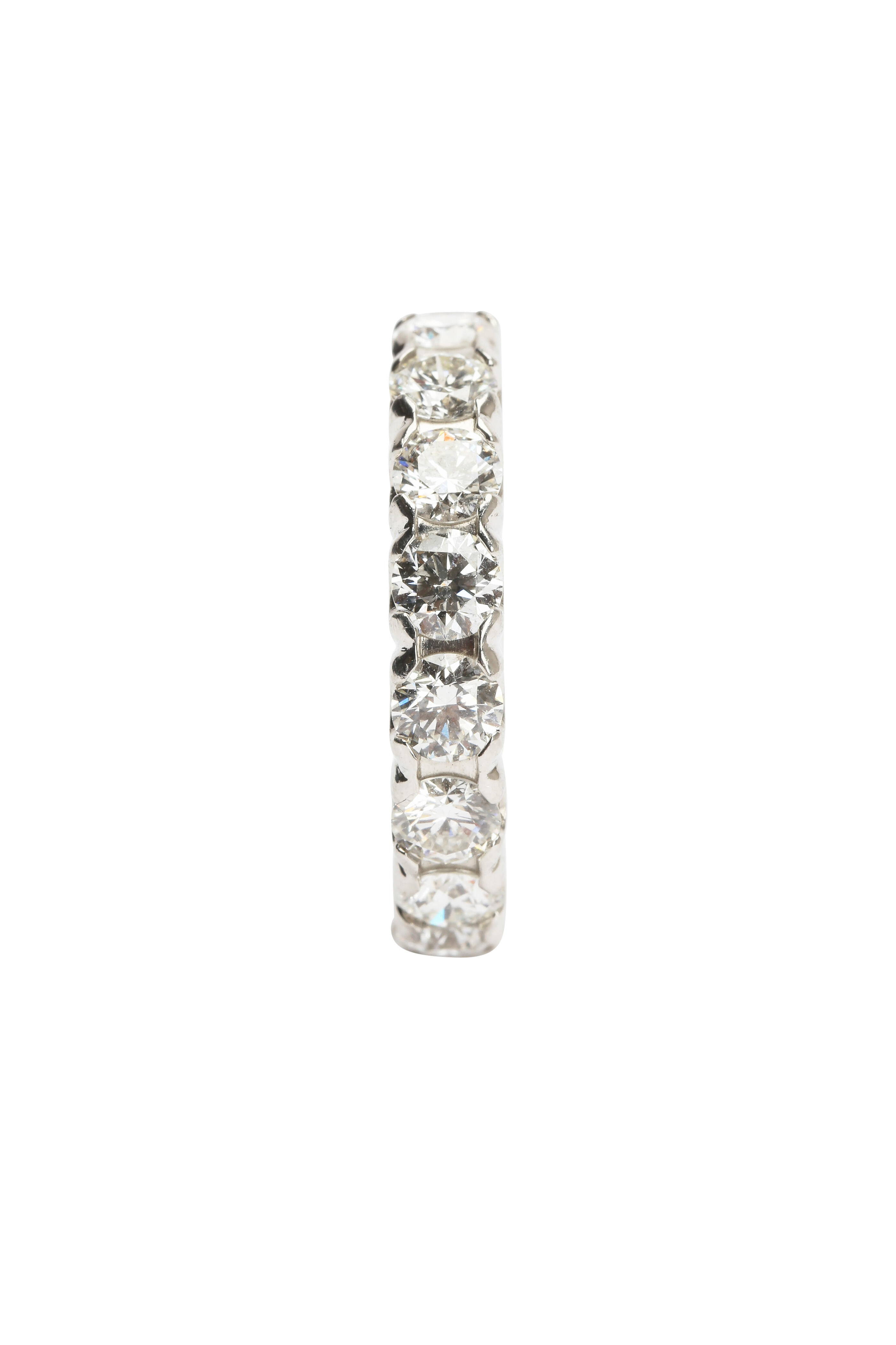 Oscar Heyman - Platinum Diamond Fishtail Guard Ring
