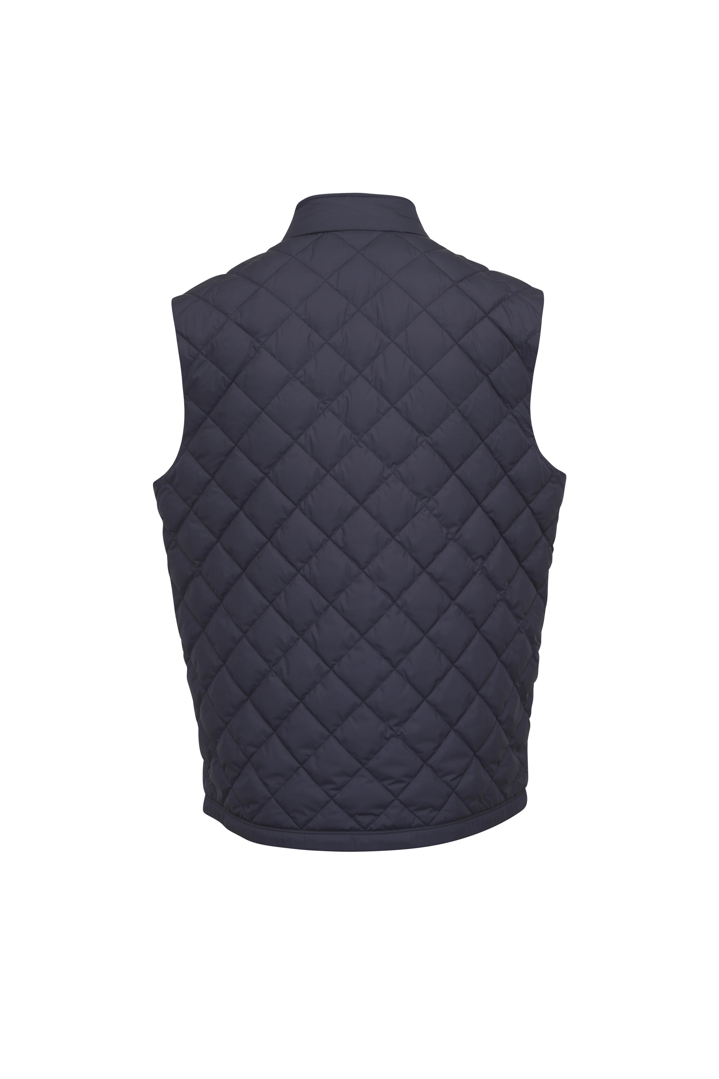 Moncler - Lycope Navy Diamond Quilted Vest