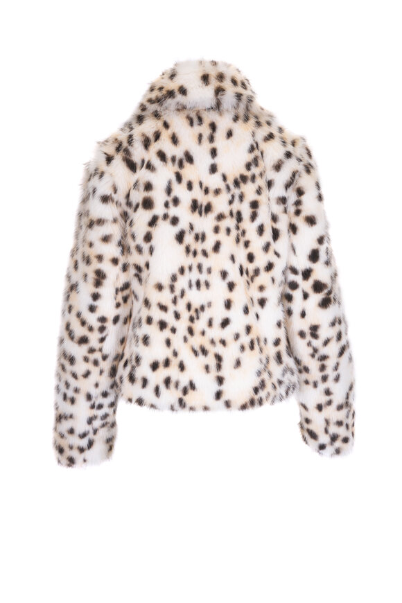 Viktoria Stass - Cheetah Print Vegan Fur Jacket