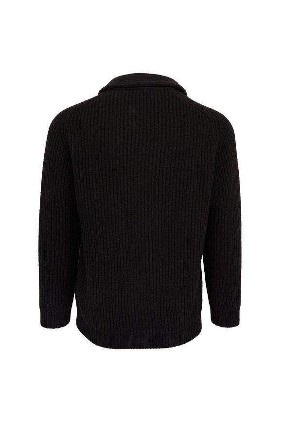 Fedeli - Dark Brown Terminillo Cashmere Cardigan