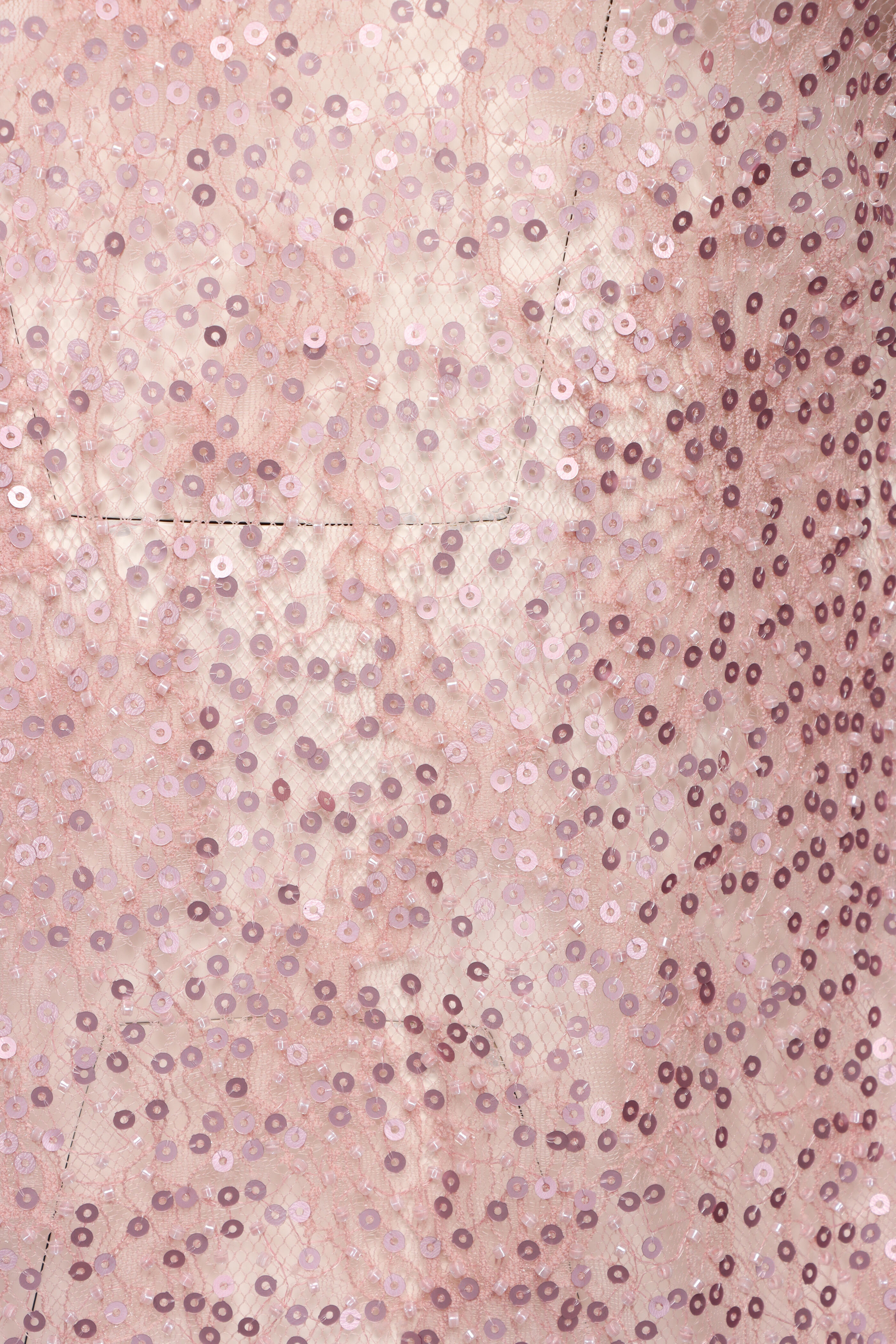 Aknvas - Bente Mauve Beaded Top