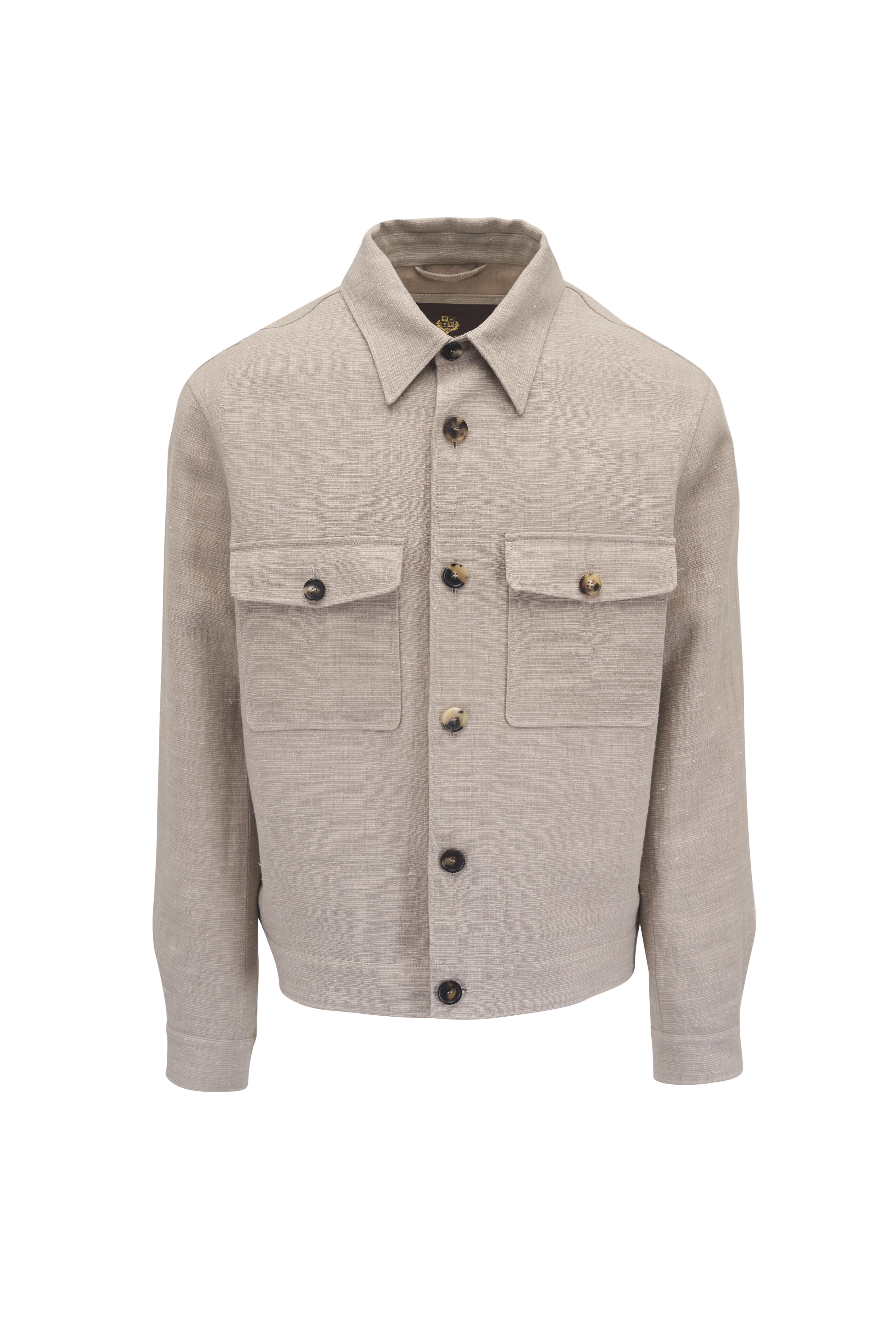 Loro Piana カシミヤ＆シルク アンサンブルセット ライムグリーン 42 Loro Piana - Clem Summer Linen & Silk Blouson Jacket