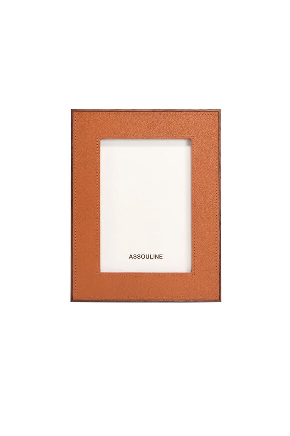 Assouline Camel Leather Heritage Frame