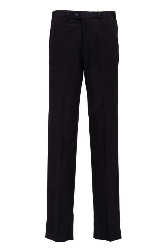 Hiltl - Dayne Black Stretch Cotton Pant