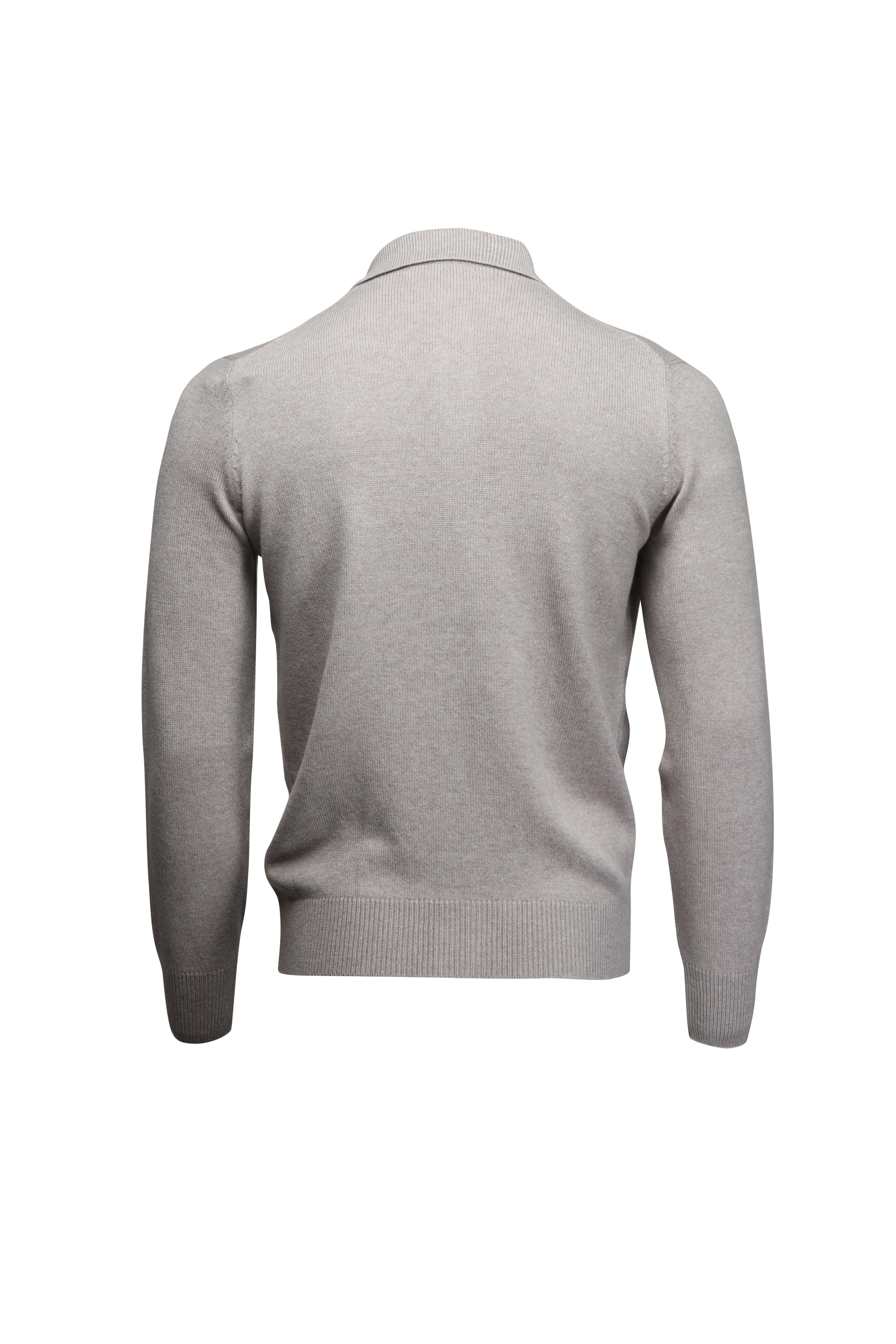 Brunello Cucinelli - Beige Cashmere Knit Overshirt