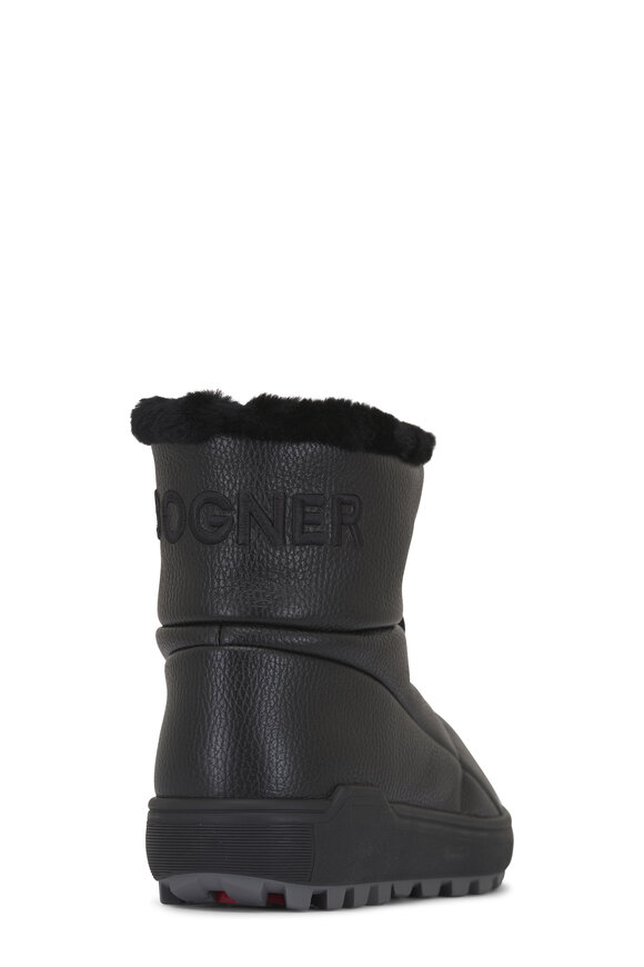 Bogner Chamonix S 16 A Black Leather Short Boot - view 4